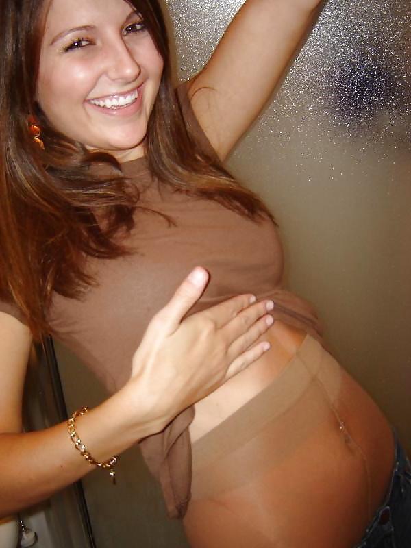 25P Pantyhose Brunettes #2