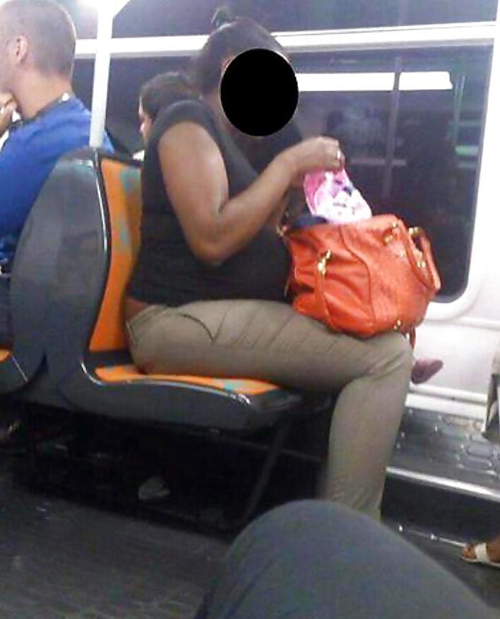 7P Pregnant voyeur in paris