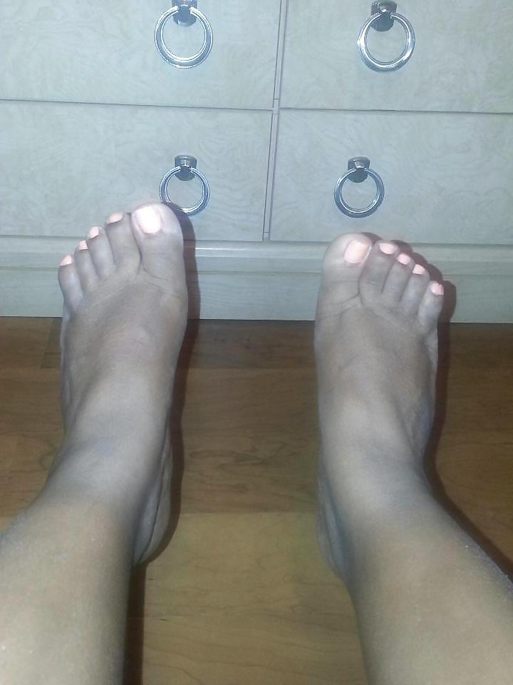 9P My homegirl feet and soles at home and work