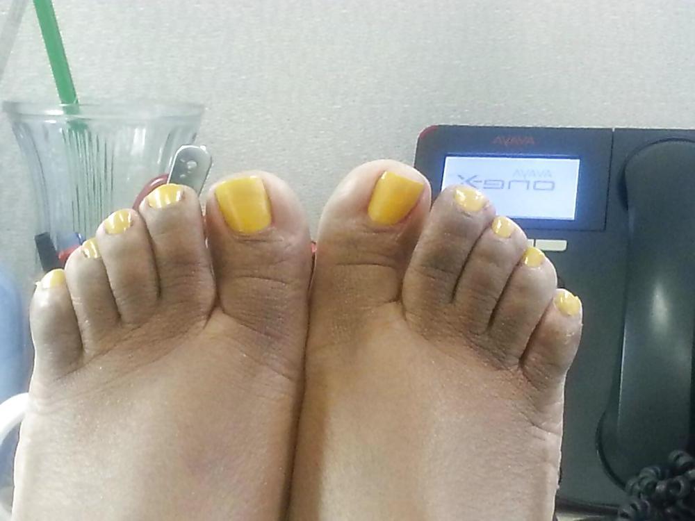 9P My homegirl feet and soles at home and work