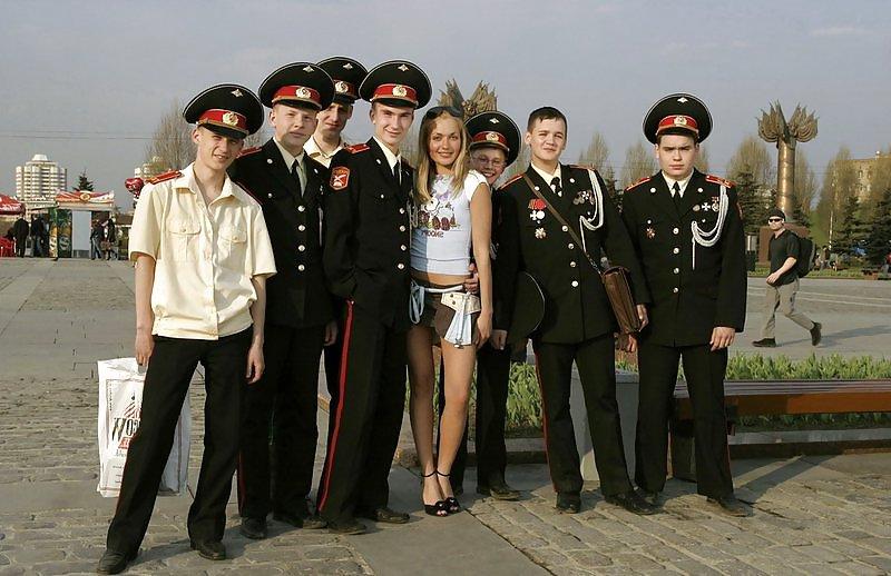 13P Russian Girl Walking Aroung The City,By Blondelover.