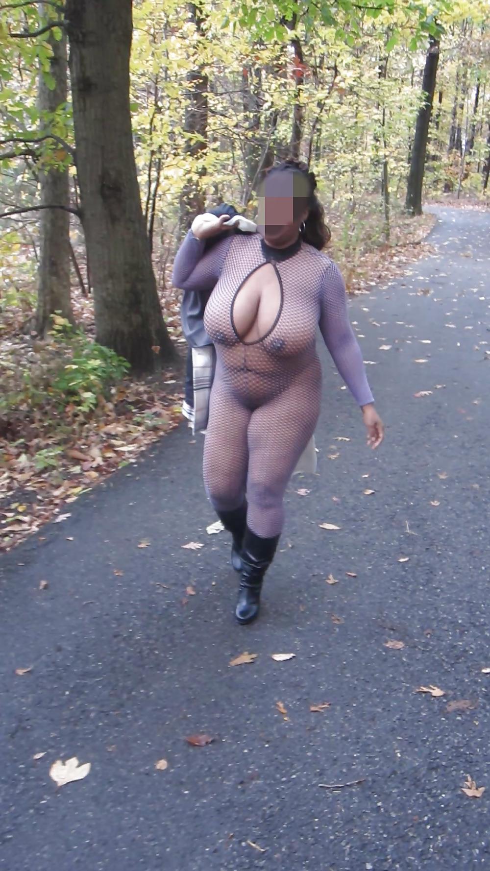14P Sexy Body Suit Public Outing