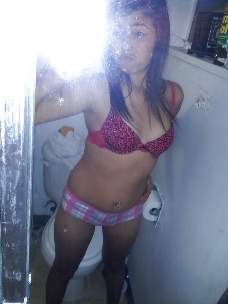 25P Cute Whore Girl Self Shot At Home