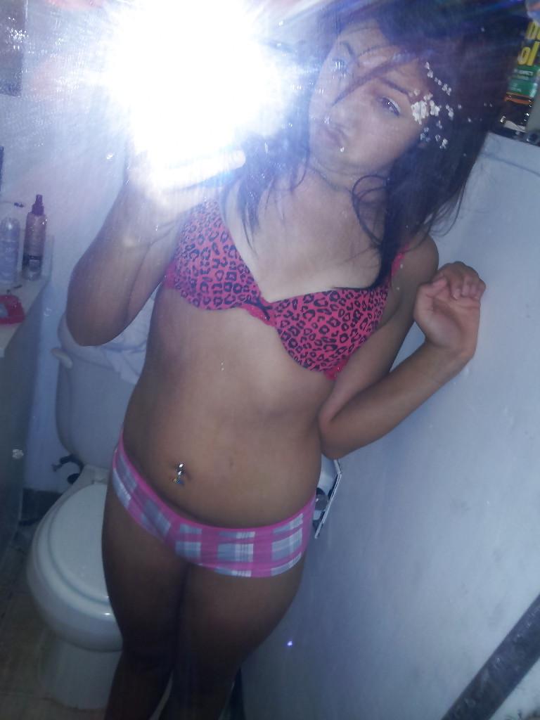 25P Cute Whore Girl Self Shot At Home
