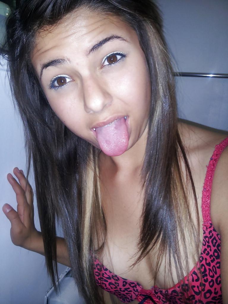 25P Cute Whore Girl Self Shot At Home