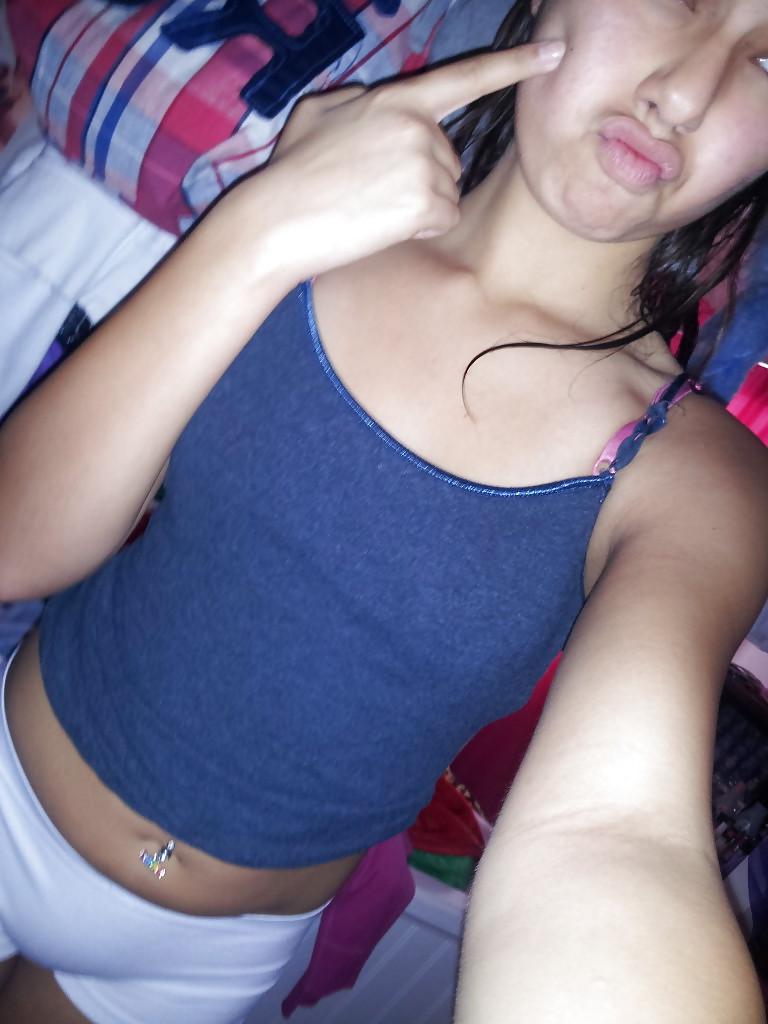 25P Cute Whore Girl Self Shot At Home