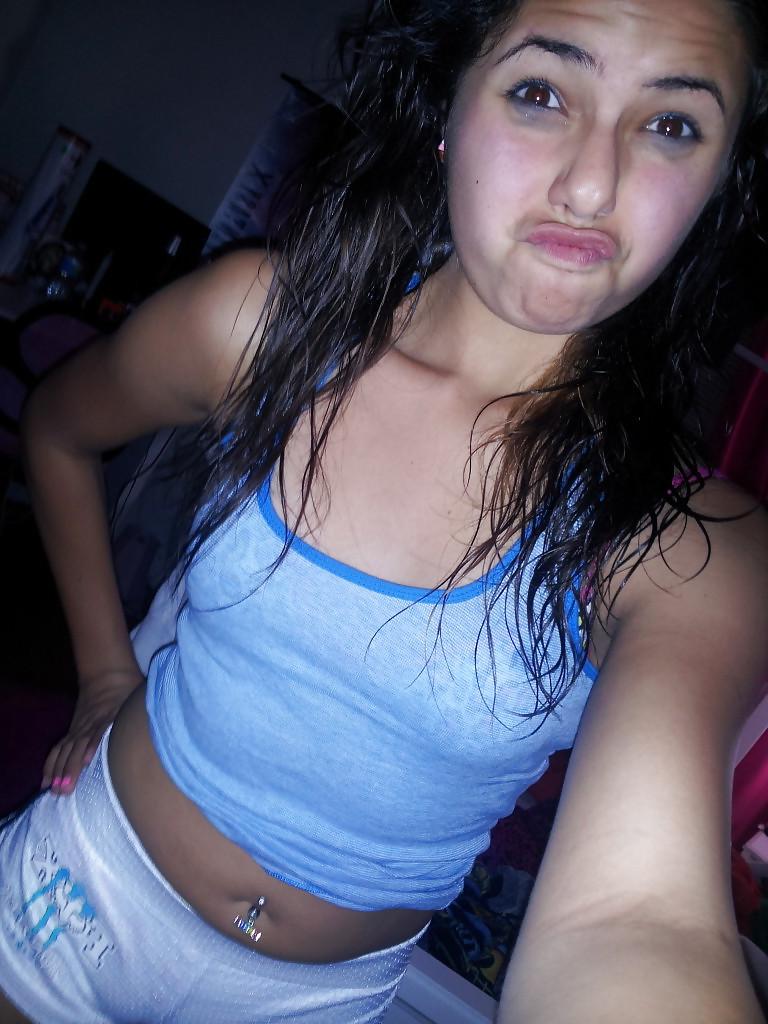 25P Cute Whore Girl Self Shot At Home