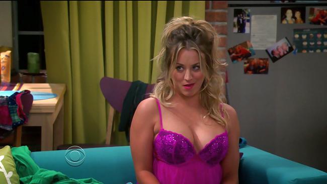 6P Kaley Couco - Purple Teddy - The Big Bang Theory
