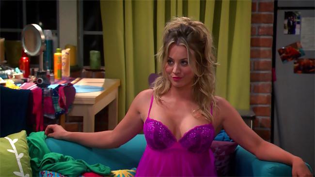6P Kaley Couco - Purple Teddy - The Big Bang Theory