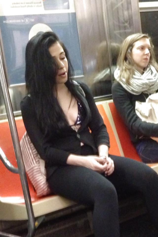 10P Some candid shots...some from nyc subway sluts