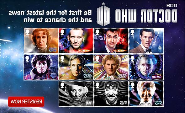 16P Doctor Who 50th Anniversary Stamps