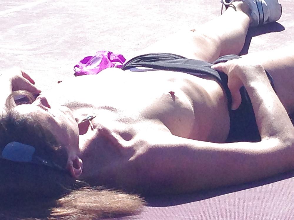 4P Wife catching first rays of spring 