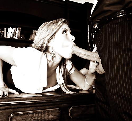 25P Sexy secretaries, sex in the office, stockings.