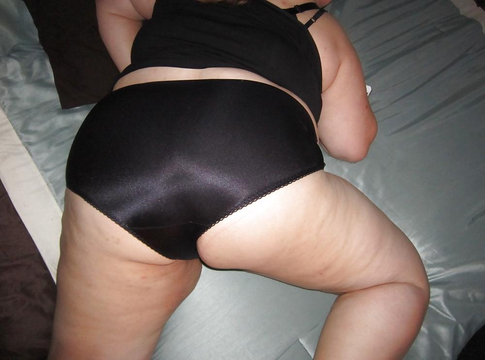 14P My BBW Black Panties After A Long Day At Work