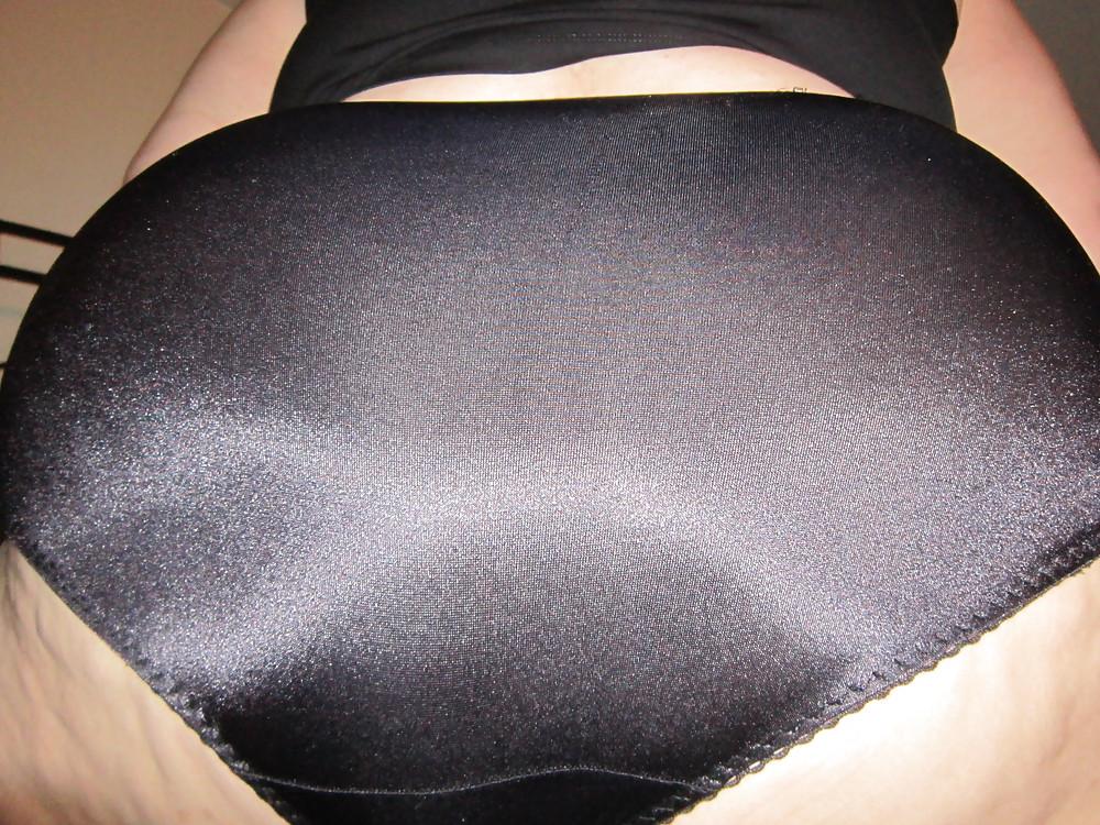 14P My BBW Black Panties After A Long Day At Work