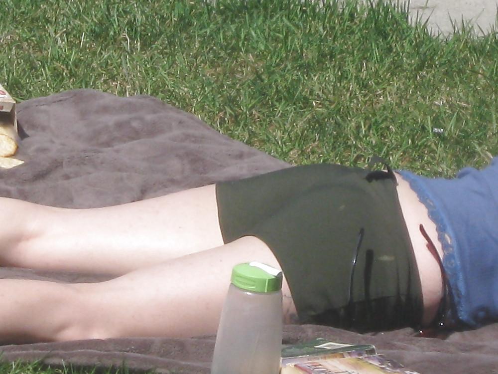 13P My nextdoor neibor sun tanning