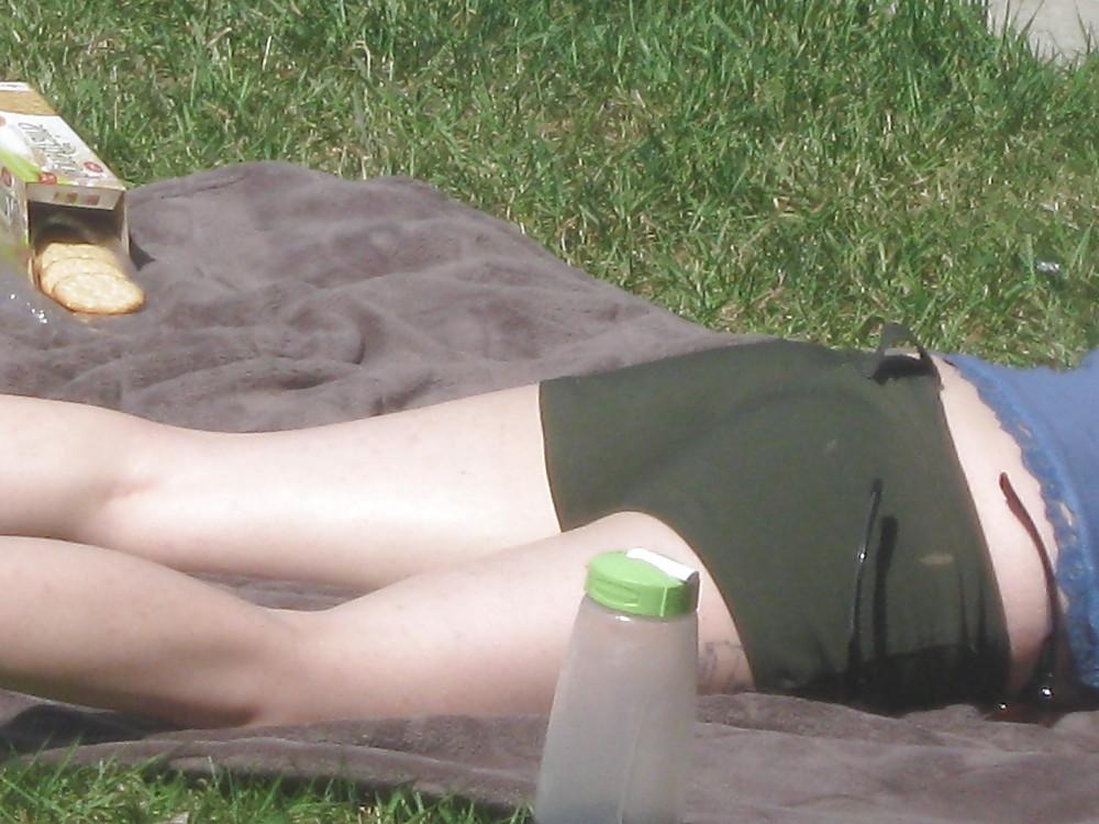 13P My nextdoor neibor sun tanning