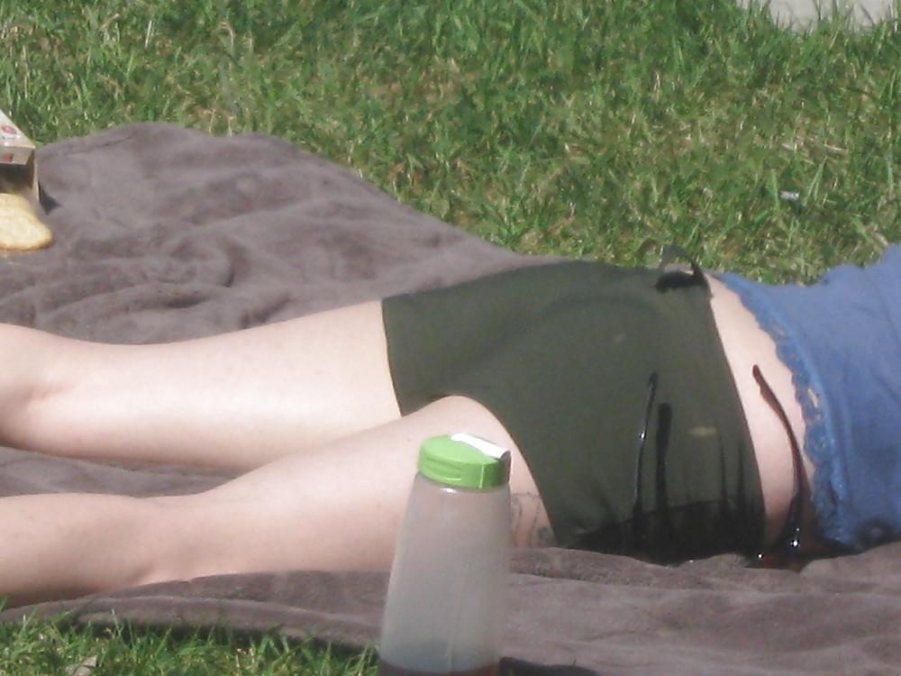 13P My nextdoor neibor sun tanning