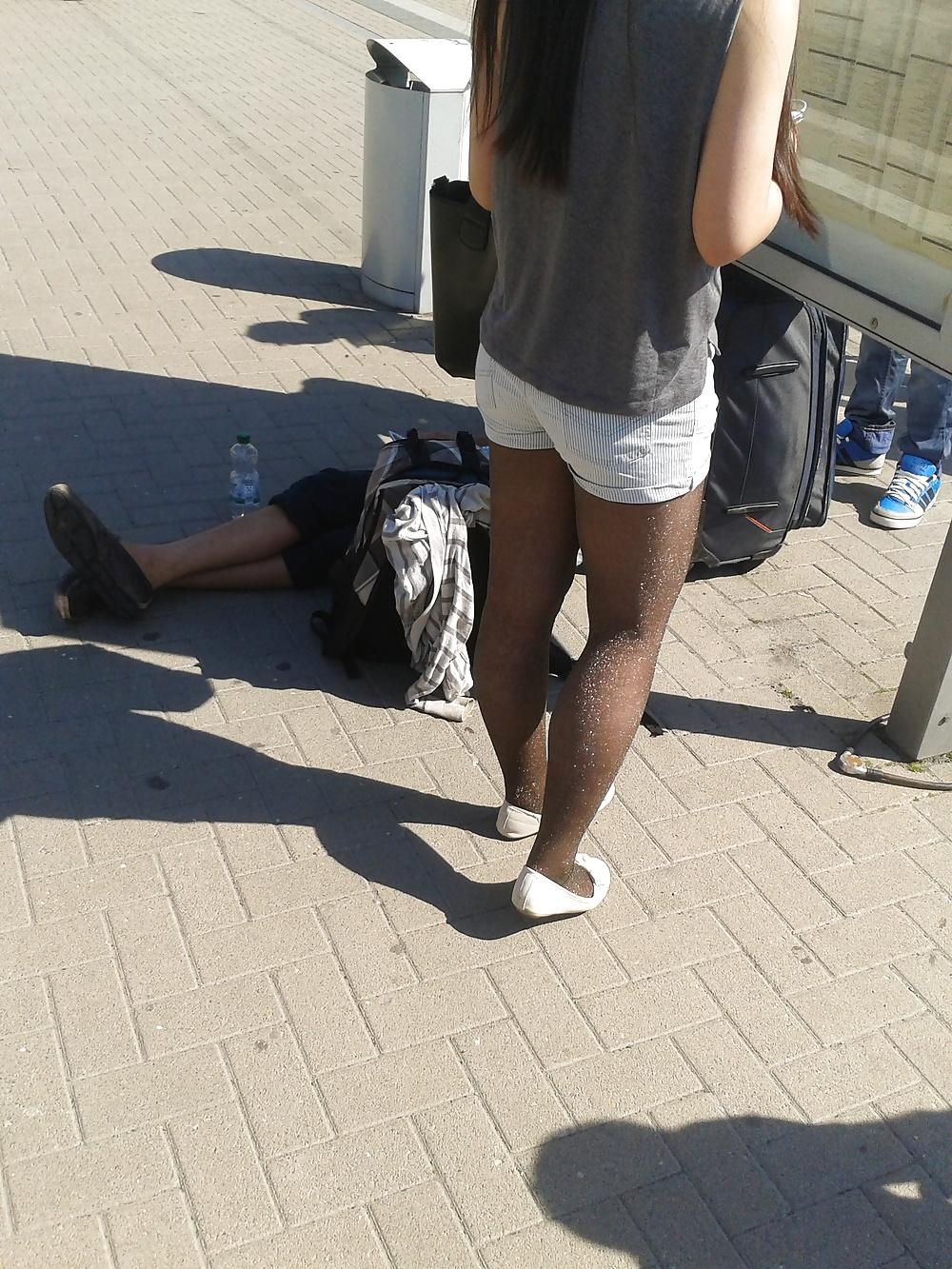 19P Pantyhose Street Amateur
