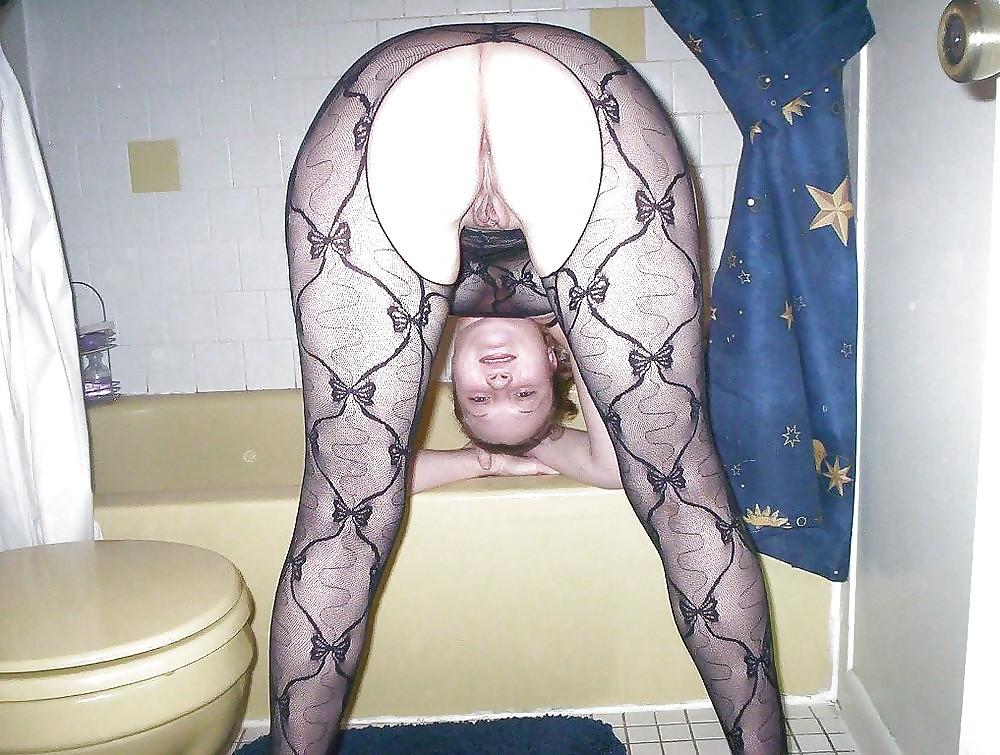25P Crotchless Pantyhose #1