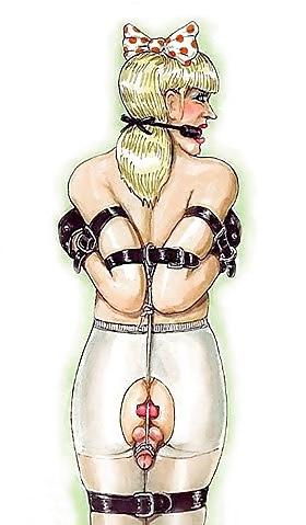 11P Sissy-Feminisierungs-Cartoons