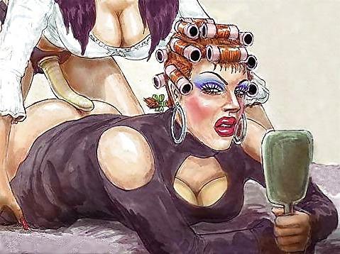 11P Sissy-Feminisierungs-Cartoons