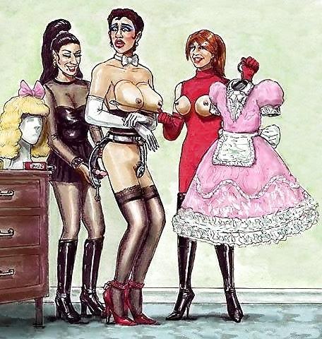 11P Sissy-Feminisierungs-Cartoons