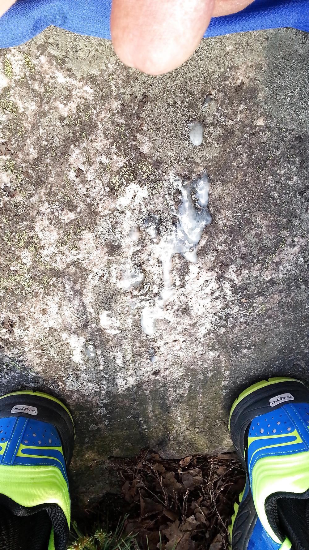 17P Again 130525, Day After Yesterdays Cumshot In Park 130524!