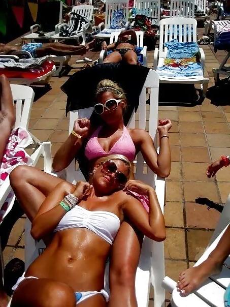 25P More slags on holiday. 