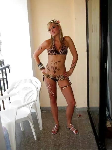 25P More slags on holiday. 