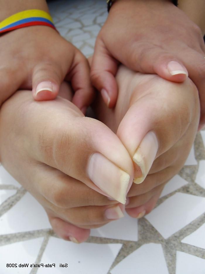 25P Natural Long Nails and Toenails
