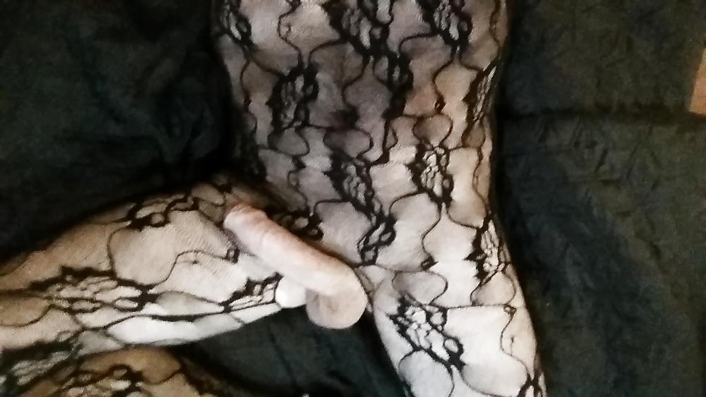 8P My new crotchless body stocking
