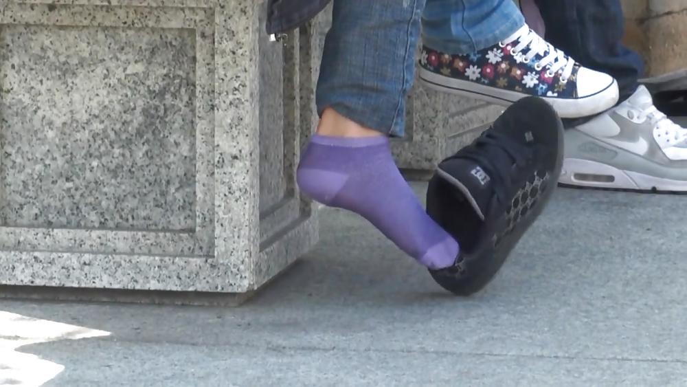 25P Purple socks dc sneaker shoeplay