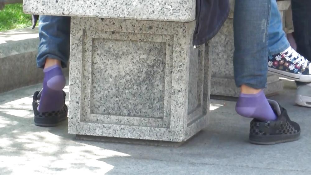 25P Purple socks dc sneaker shoeplay