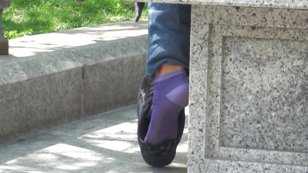 25P Purple socks dc sneaker shoeplay