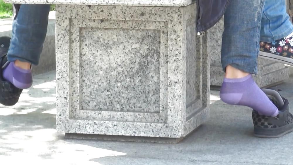 25P Purple socks dc sneaker shoeplay