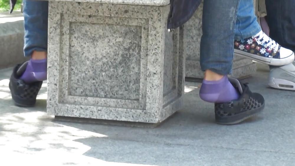 25P Purple socks dc sneaker shoeplay