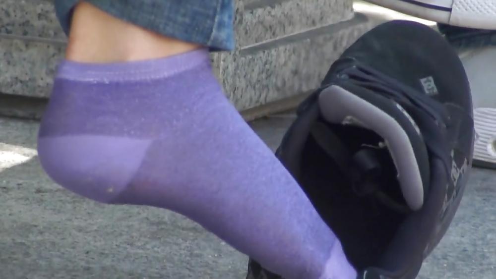 25P Purple socks dc sneaker shoeplay