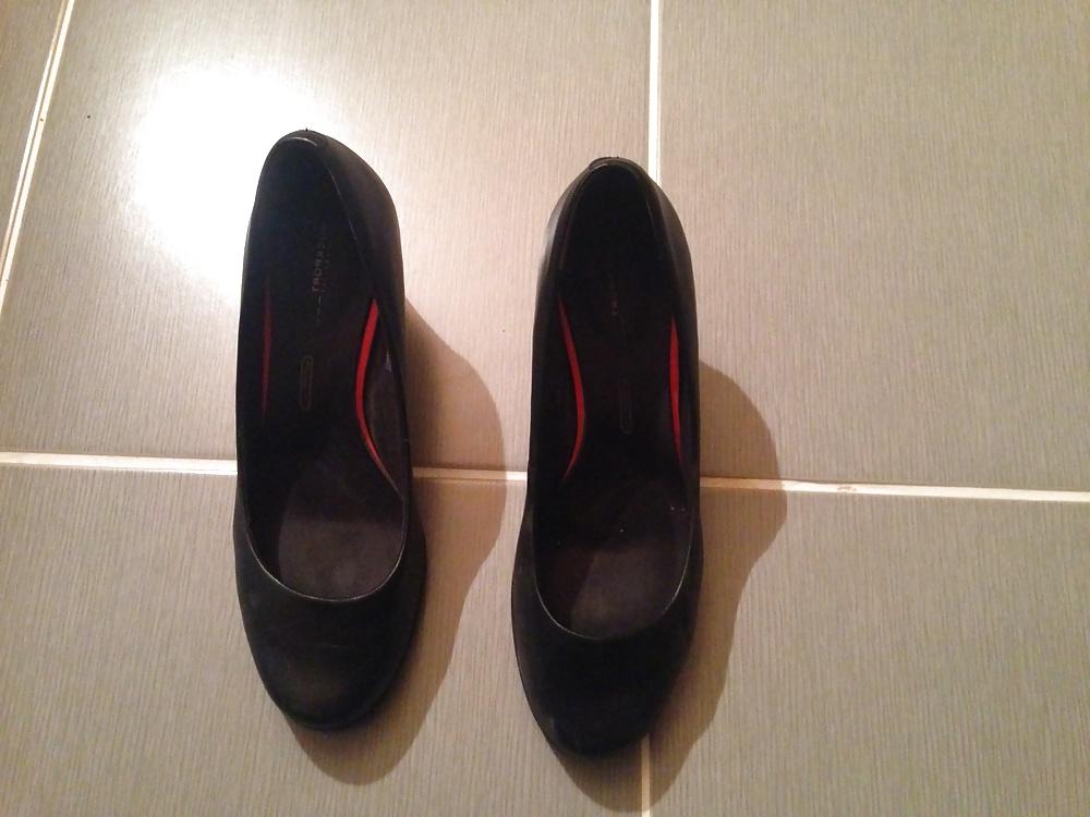 16P My friend's beautiful wife's sexy shoe collection. 