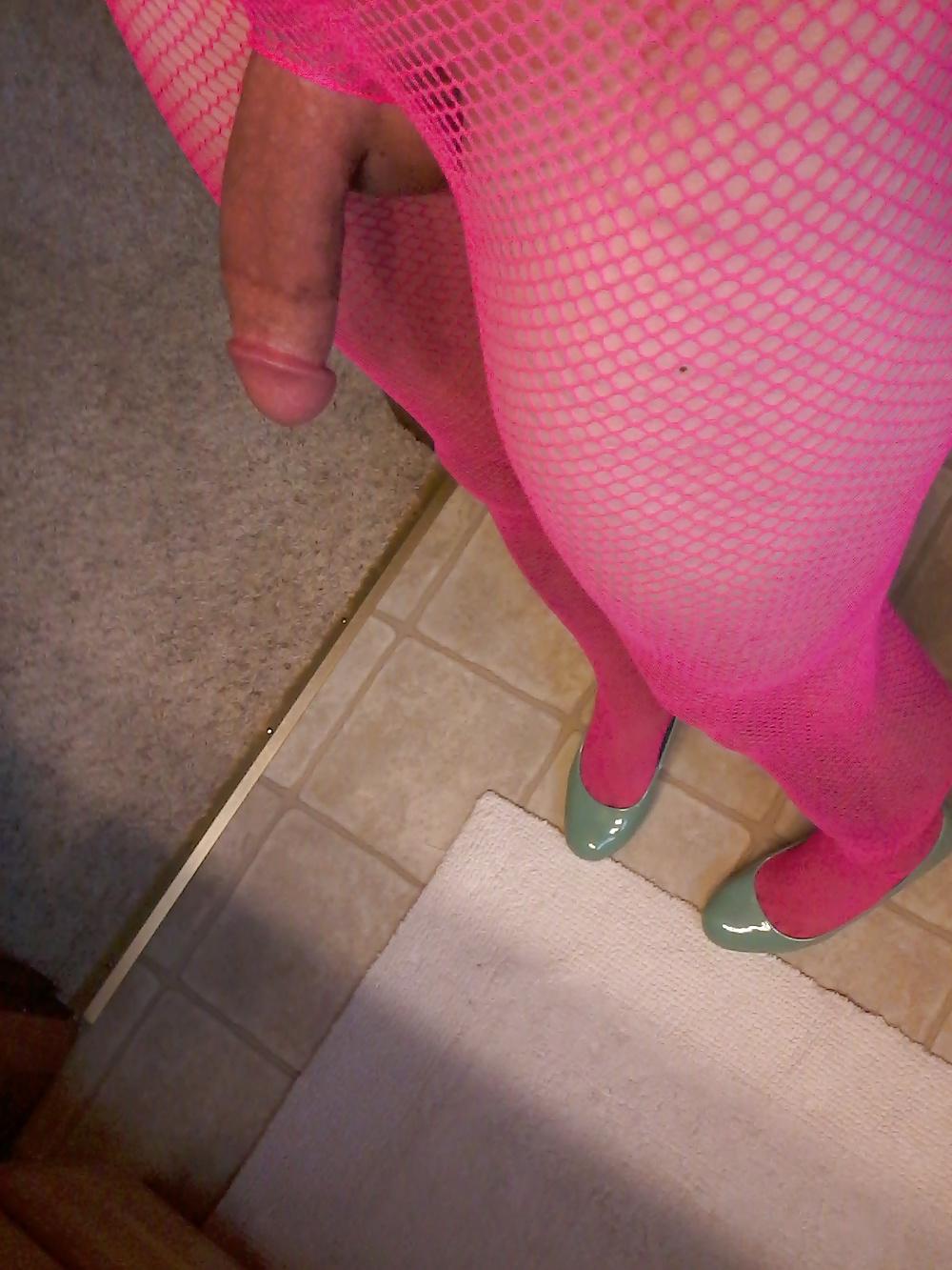 13P Sexy pink bodystocking