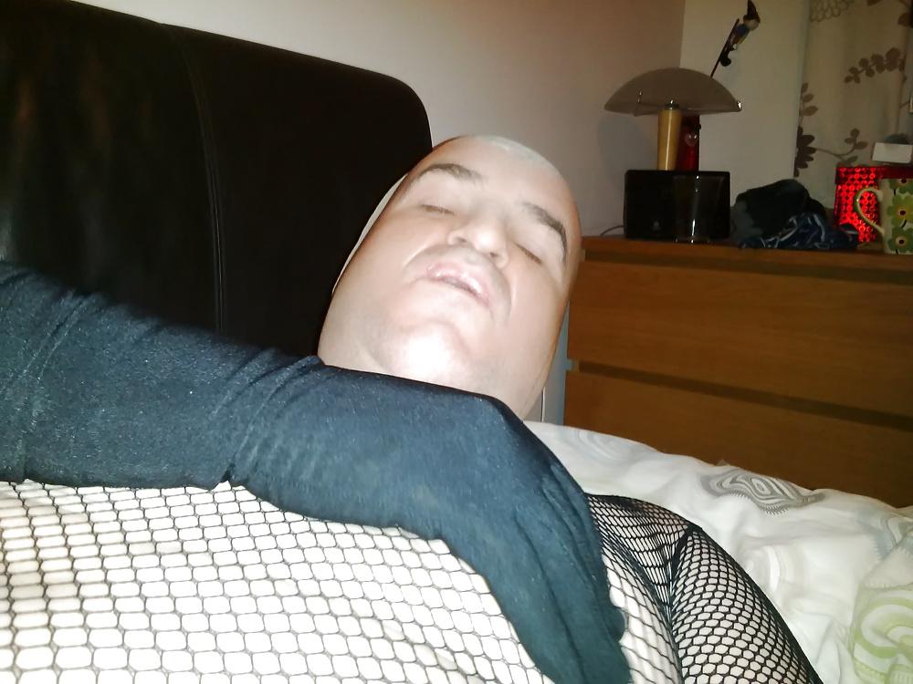 11P Bodystocking kinky boots and mask encasement