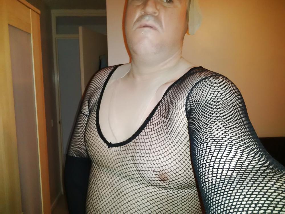 11P Bodystocking kinky boots and mask encasement
