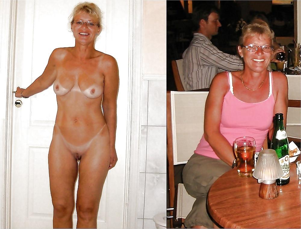 25P Dressed and undressed beautiful women, the wives, sluts