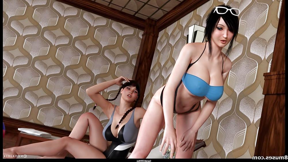 20P Pic serie. Pool Party with TS 