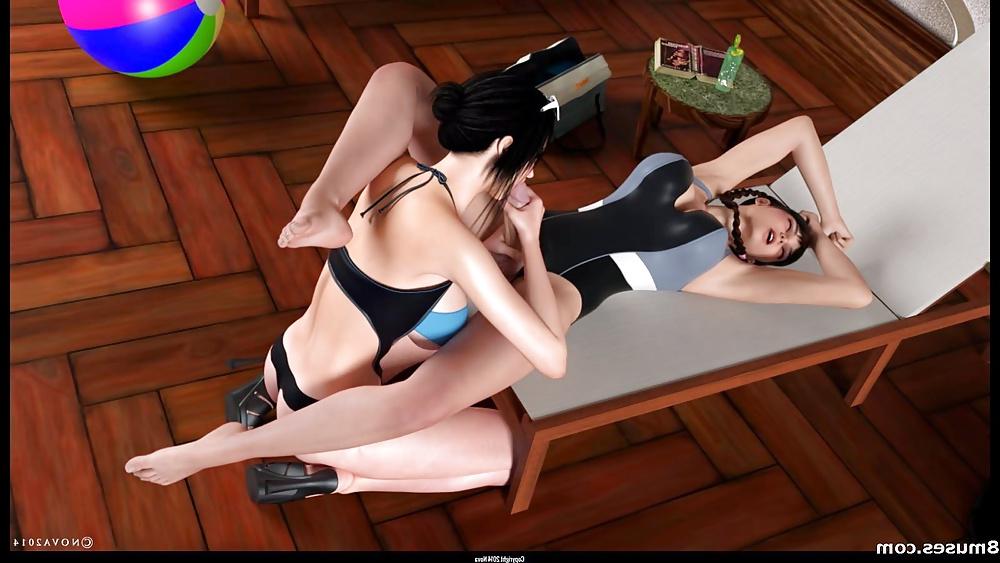 20P Pic serie. Pool Party with TS 