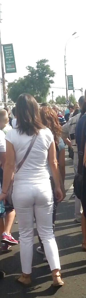 10P Spy sexy ass jeans white romanian
