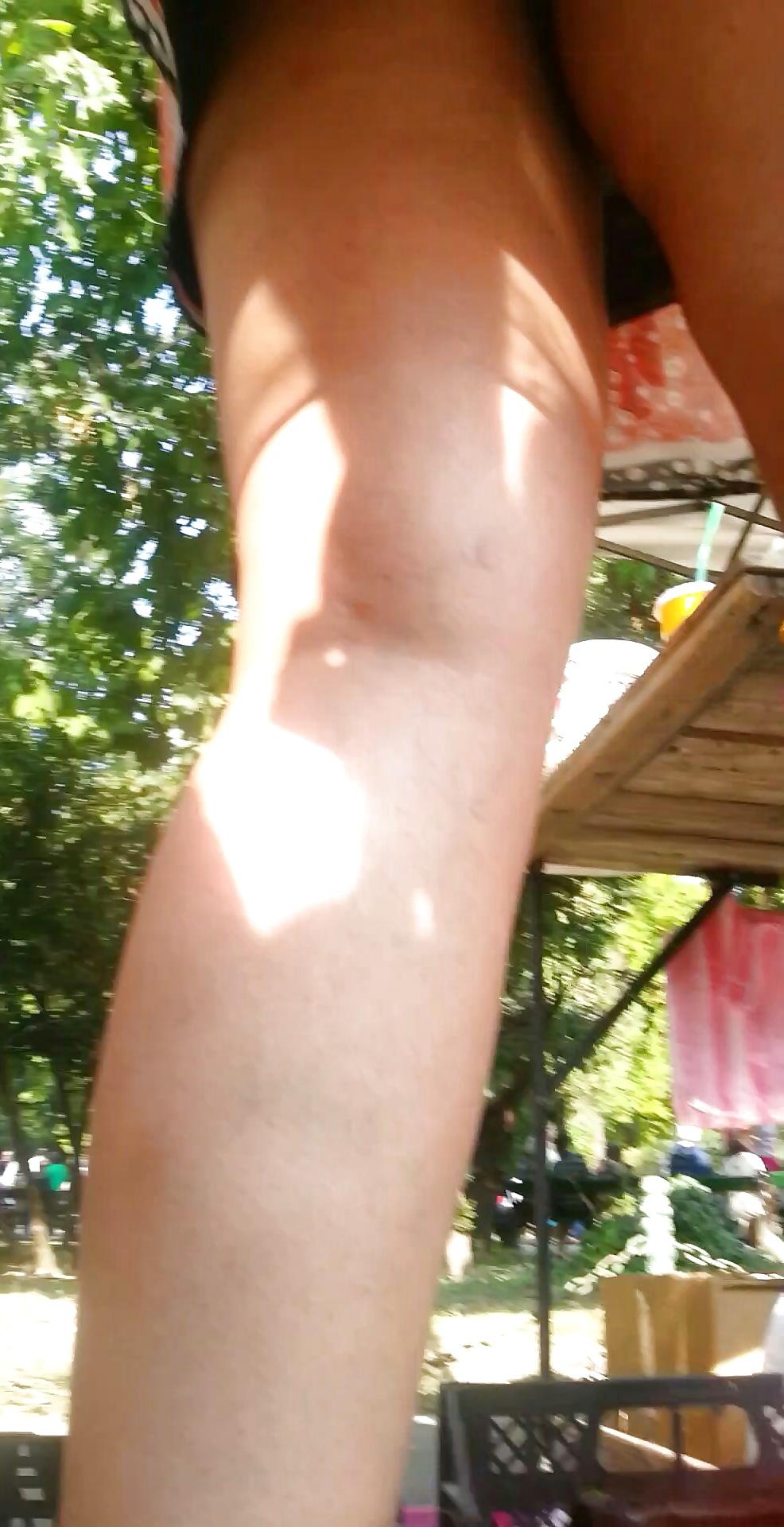 5P Spy sexy feet and skirt mature romanian