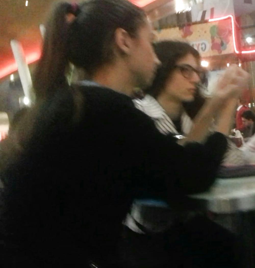 22P Spy sexy teens restaurant romanian