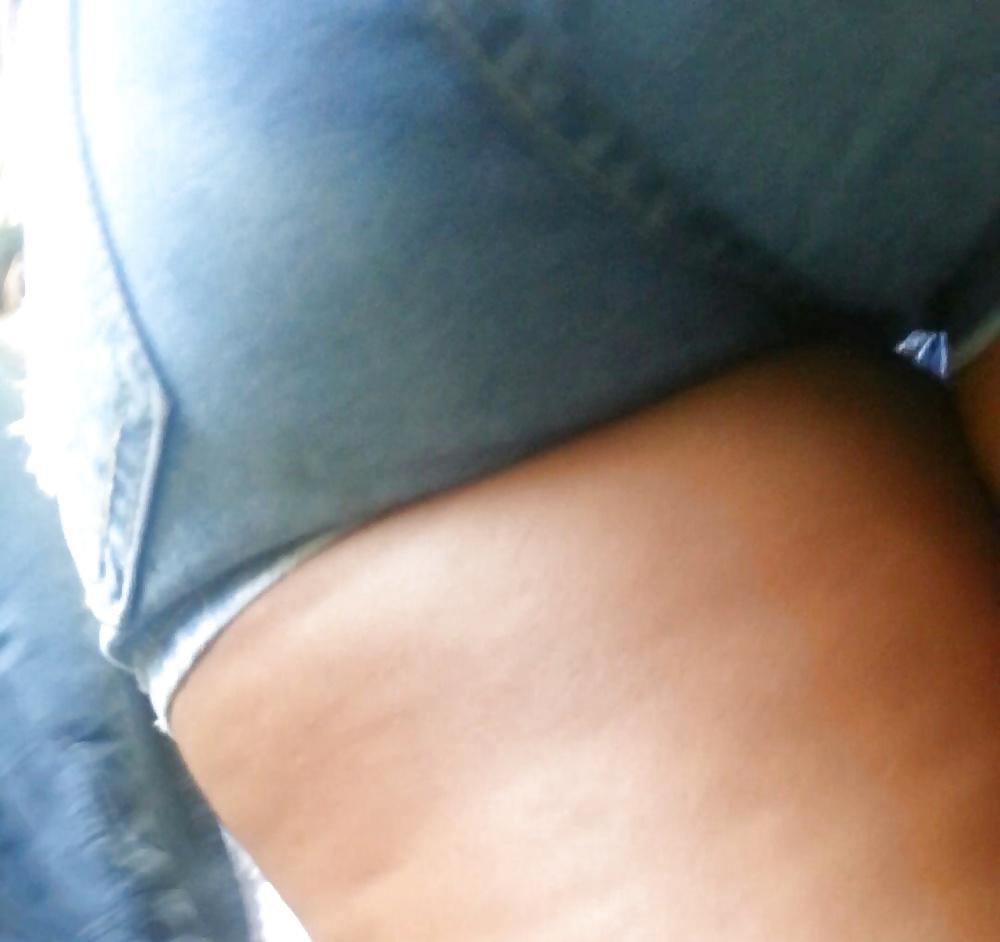 17P Spy sexy teens ass jeans shorts romanian