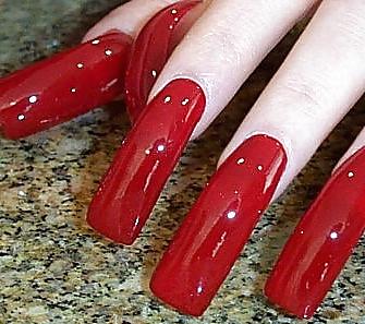 23P Long Nails Hands